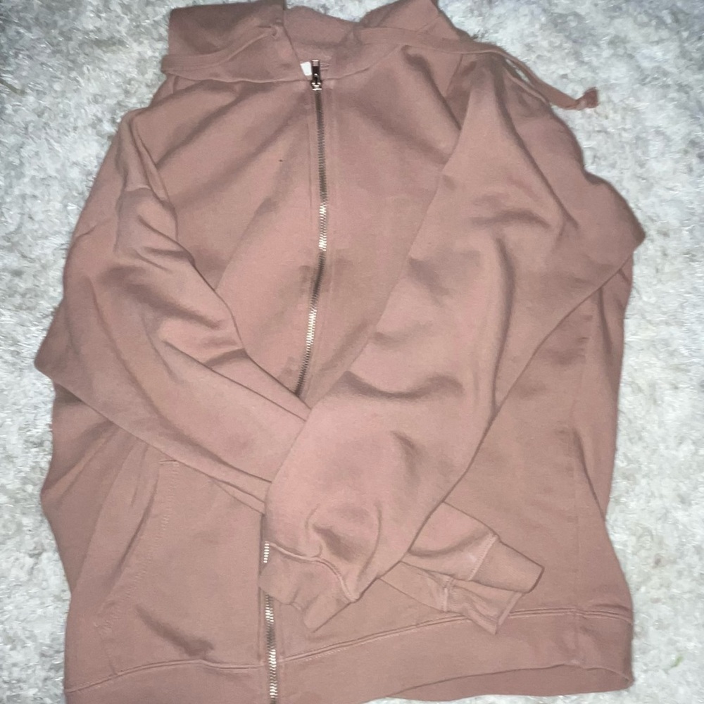 Brown Zip-Up